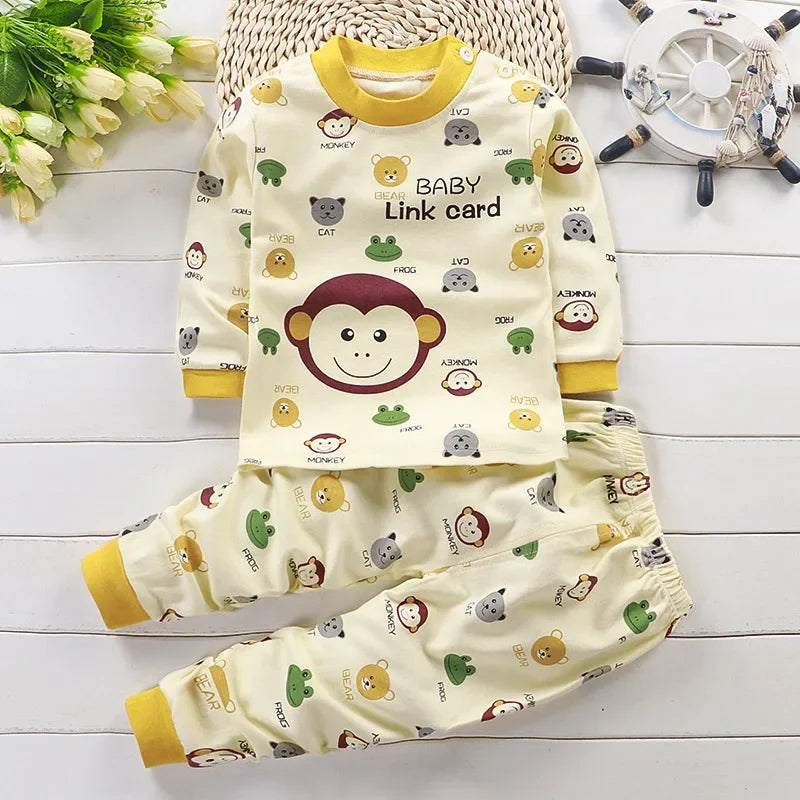Charlie | Children's Clothing Kids Sets Kids Clothing Boys Girls Cotton Autumn Winter Wear Pants Nightwear