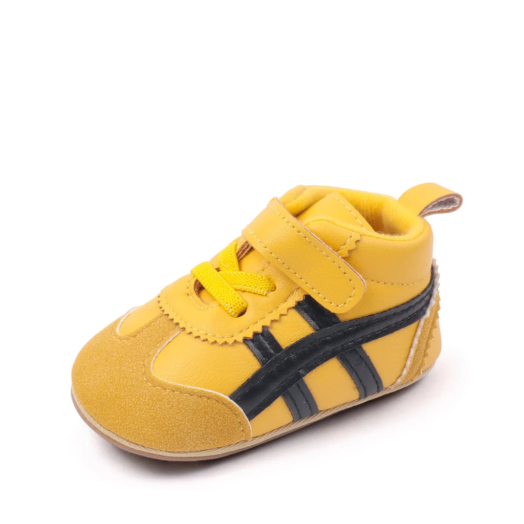 ISA | Spring and Autumn Baby Boys and Girls First Walking Shoes Toddler Shoes for 0-18M Fashion Design Casual Shoes
