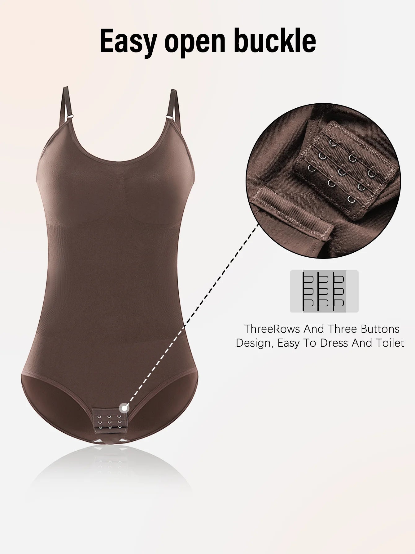 Kim | Women's Shapewear Seamless Slimming Lifter Shaper Smooth Bodysuit Open Crotch High Elastic Body Suits
