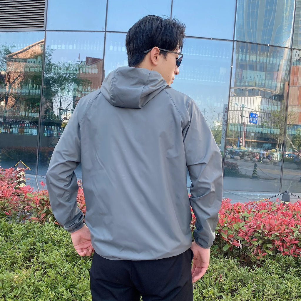 Gio | Casual Windbreaker for Men  Sun Protective Jacket.