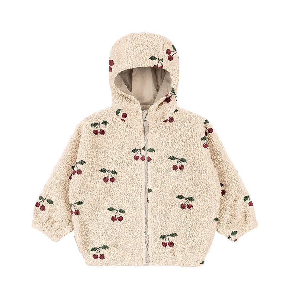 Jessy | Winter Children Cotton Warm Outerwear Clothing Girls Print Jackets Baby Boys Plus Fleece Jackets Children's Clothing