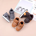 ISA | Baby Shoes Soft Cotton Spring and Autumn Style 0-9-18 Months Toddler Boys and Girls Baby