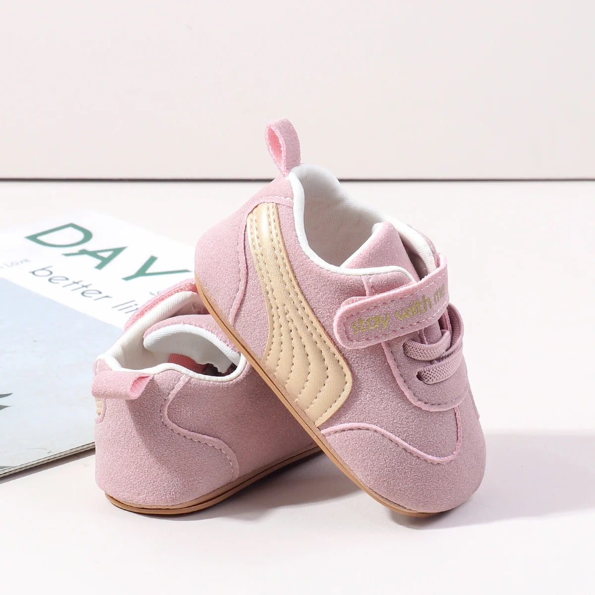 Stay with me | Spring and Autumn Baby Boys and Girls First Walking Shoes Toddler Shoes Newborn Pre-Walking Fashion Casual Shoes.