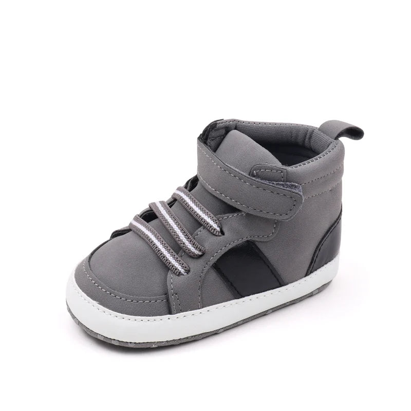 ISA | Baby Shoes Soft Cotton Spring and Autumn Style 0-9-18 Months Toddler Boys and Girls Baby