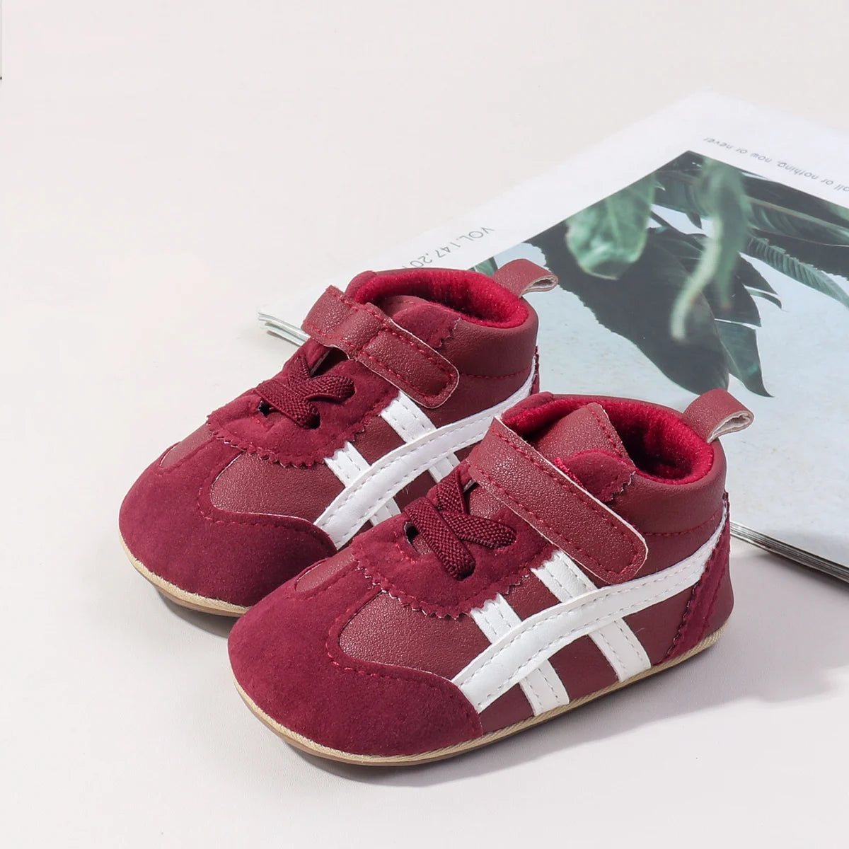 ISA | Spring and Autumn Baby Boys and Girls First Walking Shoes Toddler Shoes for 0-18M Fashion Design Casual Shoes