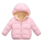 Charlie |  Baby Children Jackets Winter Thick Jackets for Boys Warm Plush Thicker Outerwear for Girls Fur Hood Children's Clothing Snowsuit