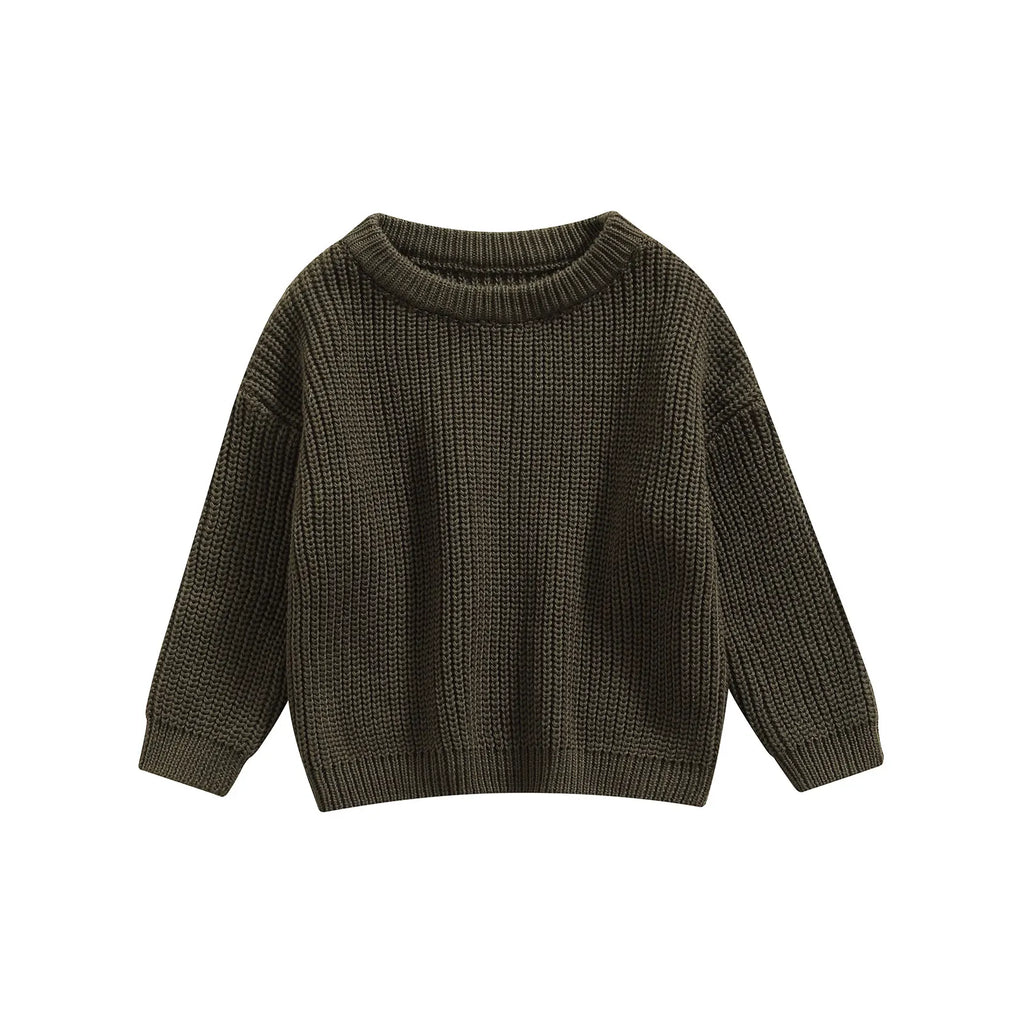 Charlie | 0-9M Autumn New Baby Boys Girls Clothing Baby Sweater Toddler Knitted Sweater Newborn Knitted Cotton Baby Sweater Tops with Long Sleeves