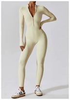 Claire - Long-Sleeve Sporty Jumpsuit
