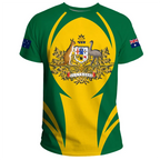 Australia Flag T-Shirts Men / Women Australian National Emblem T-Shirt Street Summer Sport Short Sleeve Loose T-Shirts Clothing