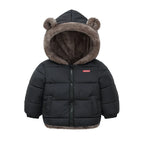 Charlie | Boys Girls Thick Jackets Winter Children Padded Fleece Warm Coats Kids Cotton Outerwear with Hood Children's Clothing Snowsuit