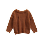Charlie | 0-9M Autumn New Baby Boys Girls Clothing Baby Sweater Toddler Knitted Sweater Newborn Knitted Cotton Baby Sweater Tops with Long Sleeves