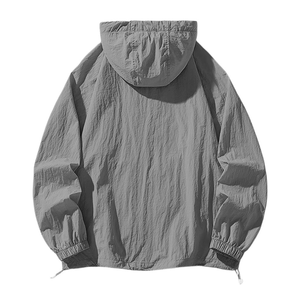 Liam | Men's Outdoor Casual Loose Sun Protection Clothing Punch Coat Waterproof Quick-Drying Loose Hooded Jacket.