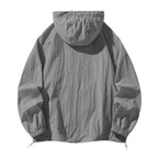 Liam | Men's Outdoor Casual Loose Sun Protection Clothing Punch Coat Waterproof Quick-Drying Loose Hooded Jacket.