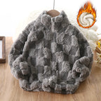 Charlie | Kids Winter Thick Jackets Children Outerwear Boys Girls Warm Fleece Coat Baby Jackets Baby Stand Collar Zipper Vest Jacket