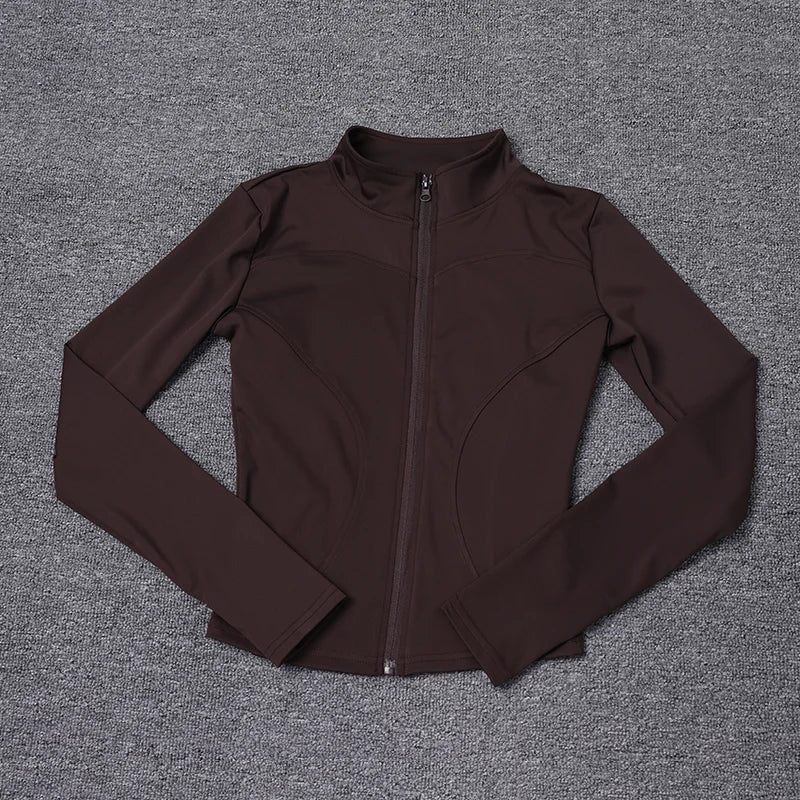 Kim | Women's Sports Jacket Long Sleeve Training Jacket Gym Workout Clothing Yoga Sportswear