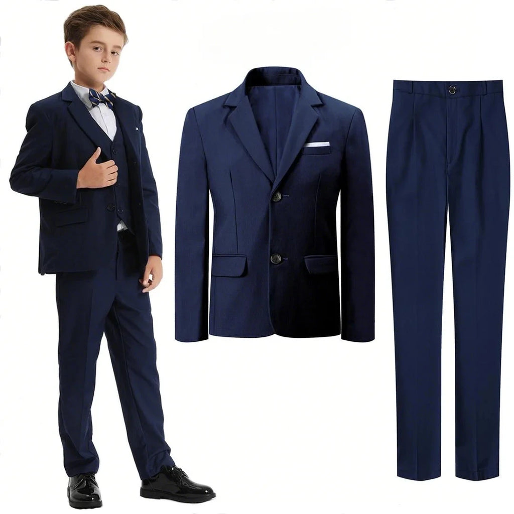 Cody | Boys Clothing Suit for Child Outfit  Party Blazer Wedding Ceremony Flower Piano Performance Birthday Gift Set 3 Pieces