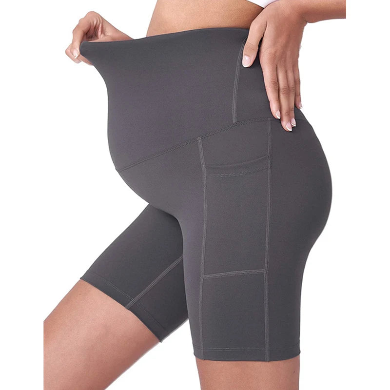 ISA | Maternity leggings High Waist Belly Support Leggings for Pregnant Women Pregnancy Skinny Pants Body Shaping Postpartum Pants