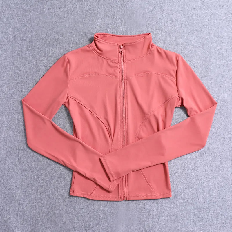 Kim | Women's Sports Jacket Long Sleeve Training Jacket Gym Workout Clothing Yoga Sportswear