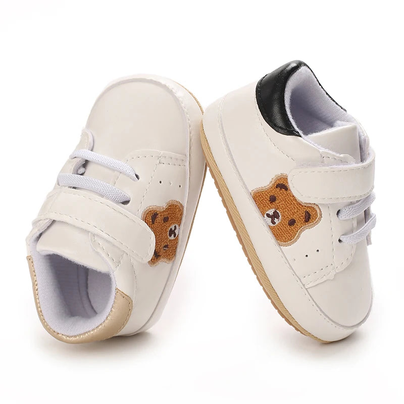 ISA | Panda Sports Shoes for Boys and Girls in Spring and Autumn Seasons Children's Fashion Sport Shoes Baby Shoes from 0 to 18 Months.