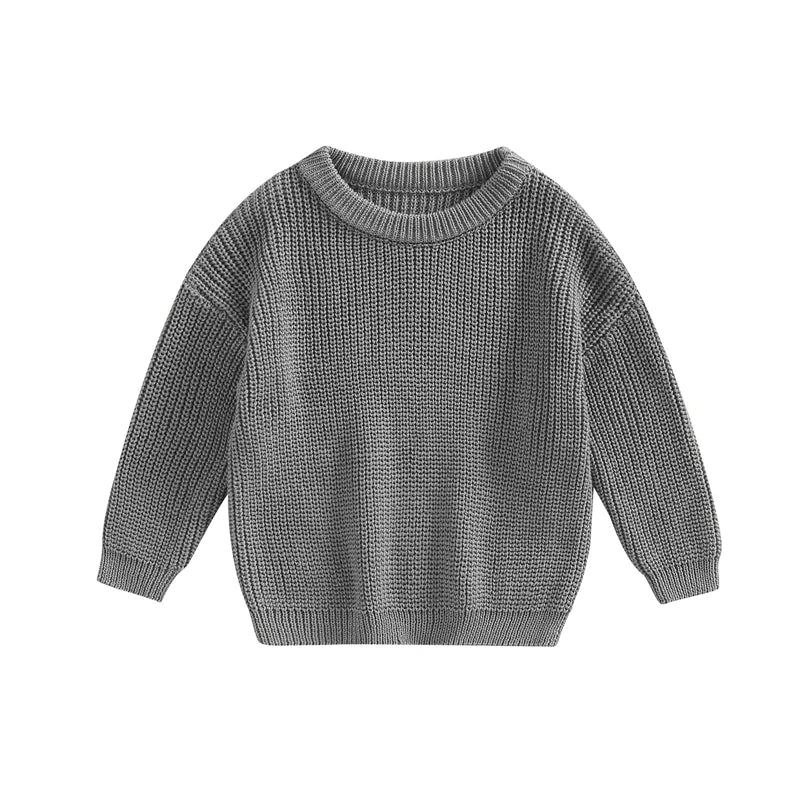 Charlie | 0-9M Autumn New Baby Boys Girls Clothing Baby Sweater Toddler Knitted Sweater Newborn Knitted Cotton Baby Sweater Tops with Long Sleeves