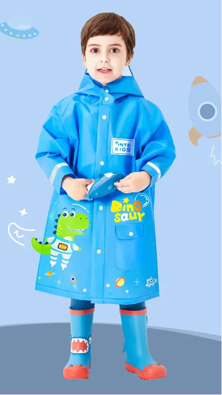 Jimmy | Cute Baby Raincoat Outdoor Waterproof Rain Jacket Children Impenetrable Poncho Boys Girls Rain Coat
