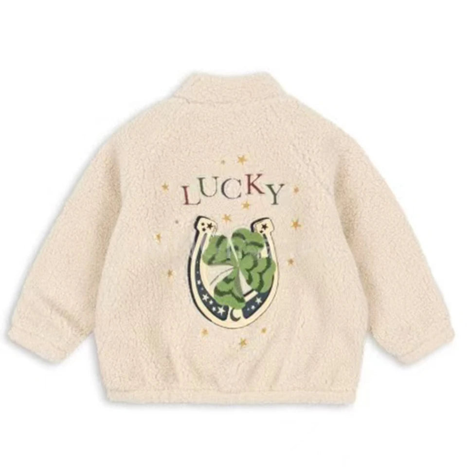 Jessy | Winter Children Cotton Warm Outerwear Clothing Girls Print Jackets Baby Boys Plus Fleece Jackets Children's Clothing
