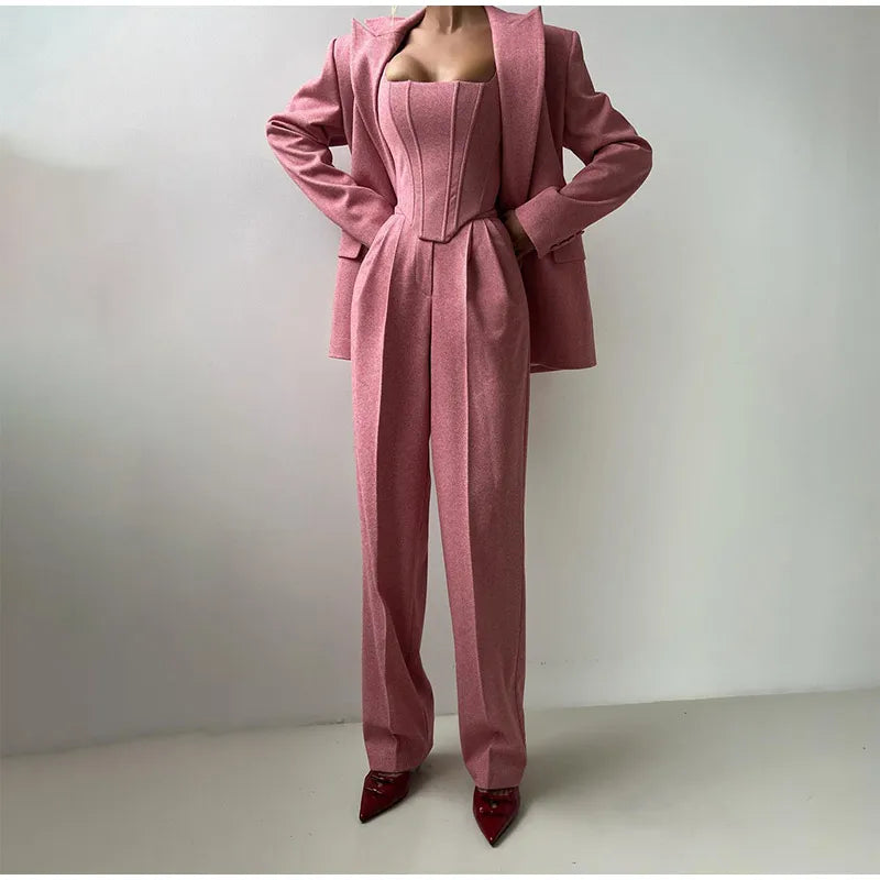 Maaike | Tailored Power Elegance Three-Piece Set