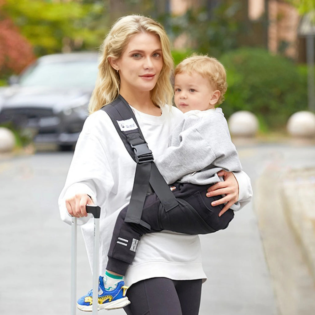 ISA | Outdoor Portable Carrier for 1-36 Month Toddlers Adjustable Child Baby Hip Strap Multifunctional Foldable Storage