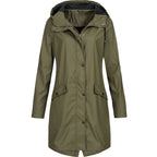 Robin | Women's Stylish Waterproof Rain Jacket Cut