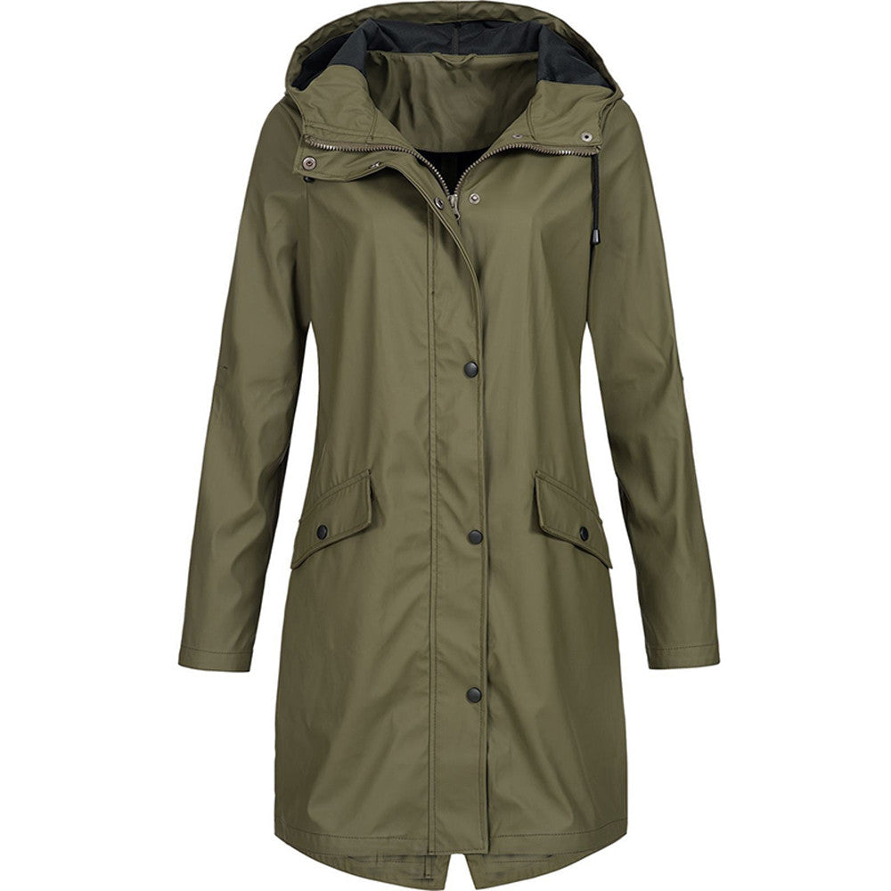Robin | Women's Stylish Waterproof Rain Jacket Cut