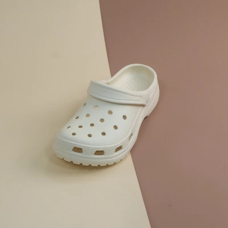 Perforated Shoes for Women - Non-Slip, Odor-Resistant, Heel-Raising, Outdoor & Casual Slippers for Couples