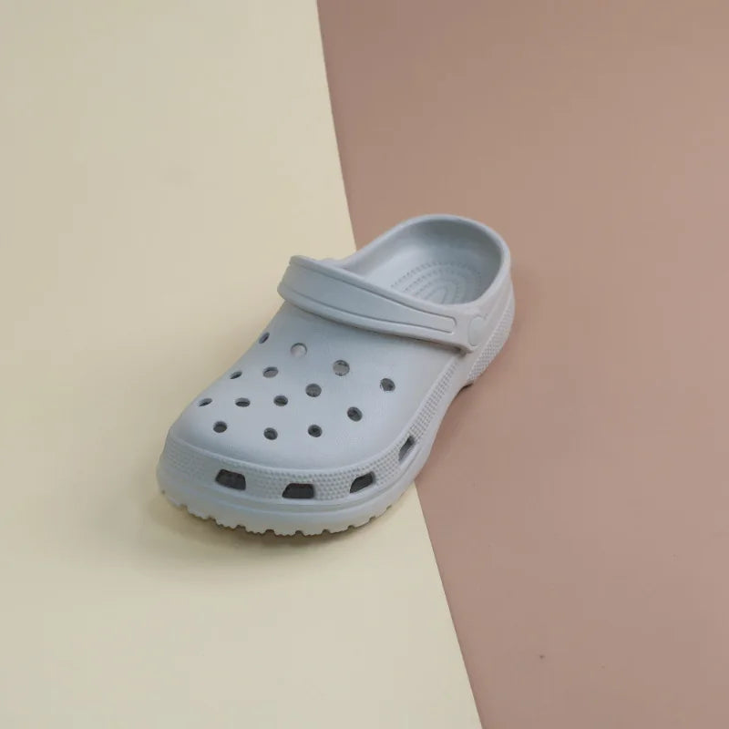 Perforated Shoes for Women - Non-Slip, Odor-Resistant, Heel-Raising, Outdoor & Casual Slippers for Couples