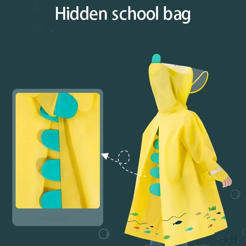 Jimmy | Cute Baby Raincoat Outdoor Waterproof Rain Jacket Children Impenetrable Poncho Boys Girls Rain Coat