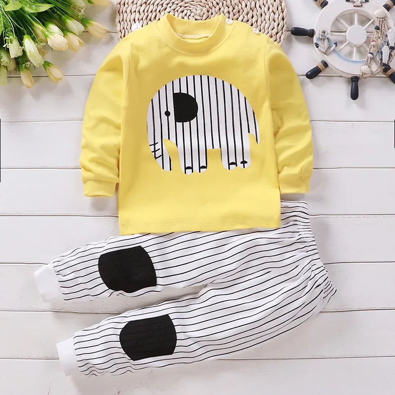 Charlie | Children's Clothing Kids Sets Kids Clothing Boys Girls Cotton Autumn Winter Wear Pants Nightwear