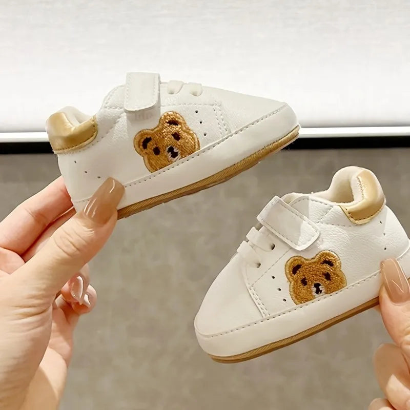 ISA | Panda Sports Shoes for Boys and Girls in Spring and Autumn Seasons Children's Fashion Sport Shoes Baby Shoes from 0 to 18 Months.