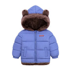 Charlie | Boys Girls Thick Jackets Winter Children Padded Fleece Warm Coats Kids Cotton Outerwear with Hood Children's Clothing Snowsuit