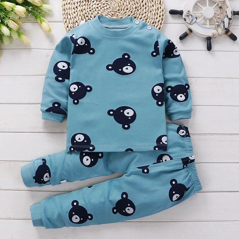 Charlie | Children's Clothing Kids Sets Kids Clothing Boys Girls Cotton Autumn Winter Wear Pants Nightwear