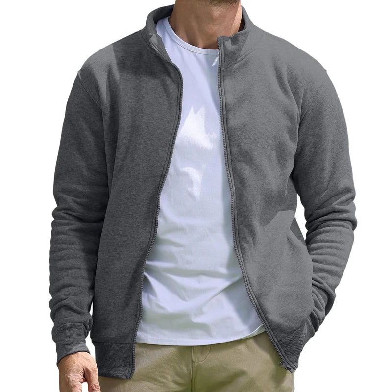 Davy | Men's Sweatshirt with Full Zipper Casual Jacket