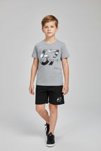 Elcevi | Boys Sets 67 Funny Print Kids T-Shirt Shorts Pants Set Casual Outfit for Funny Gift Children's Clothing