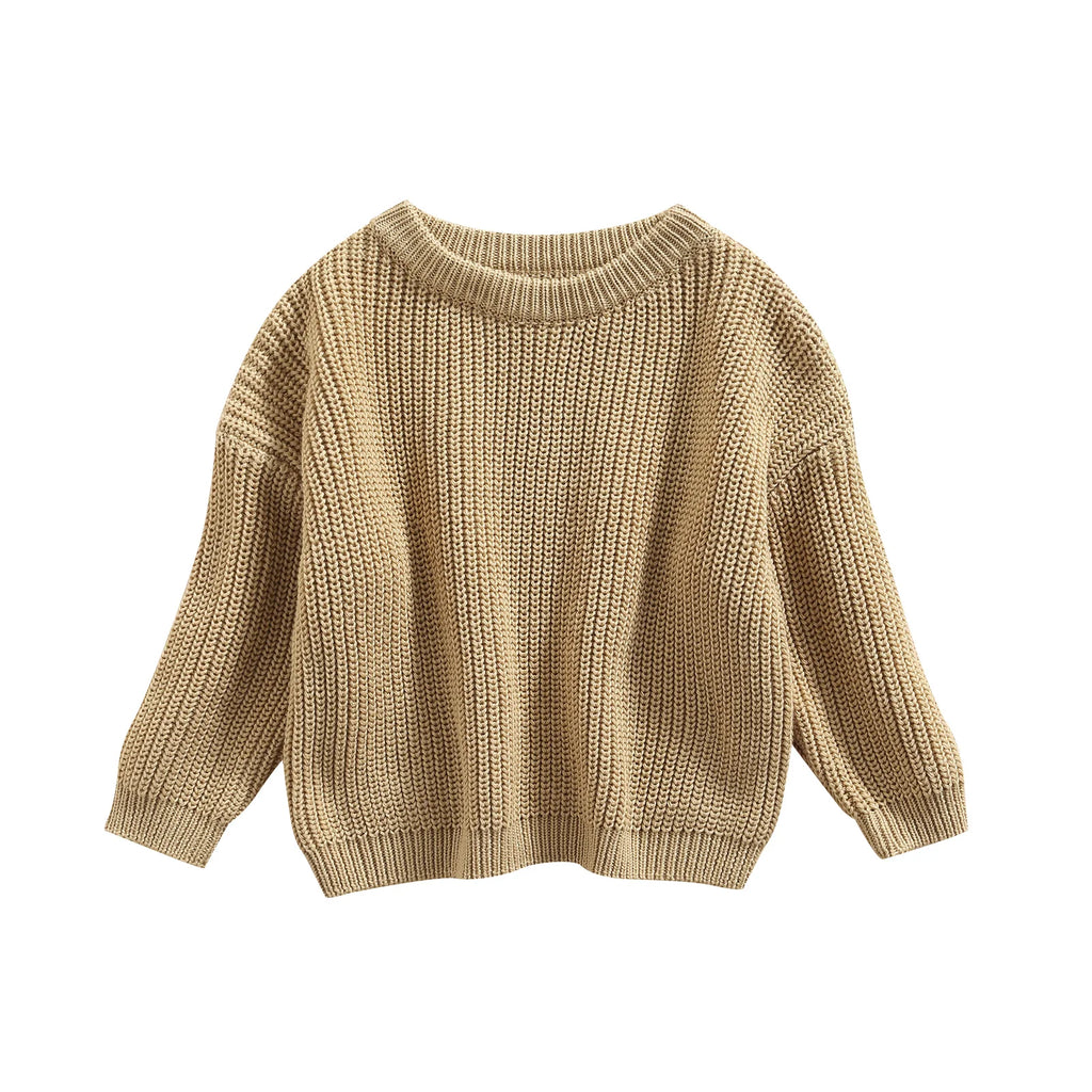 Charlie | 0-9M Autumn New Baby Boys Girls Clothing Baby Sweater Toddler Knitted Sweater Newborn Knitted Cotton Baby Sweater Tops with Long Sleeves