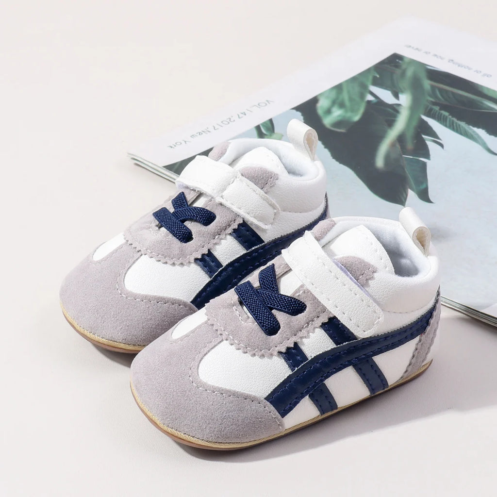 ISA | Spring and Autumn Baby Boys and Girls First Walking Shoes Toddler Shoes for 0-18M Fashion Design Casual Shoes
