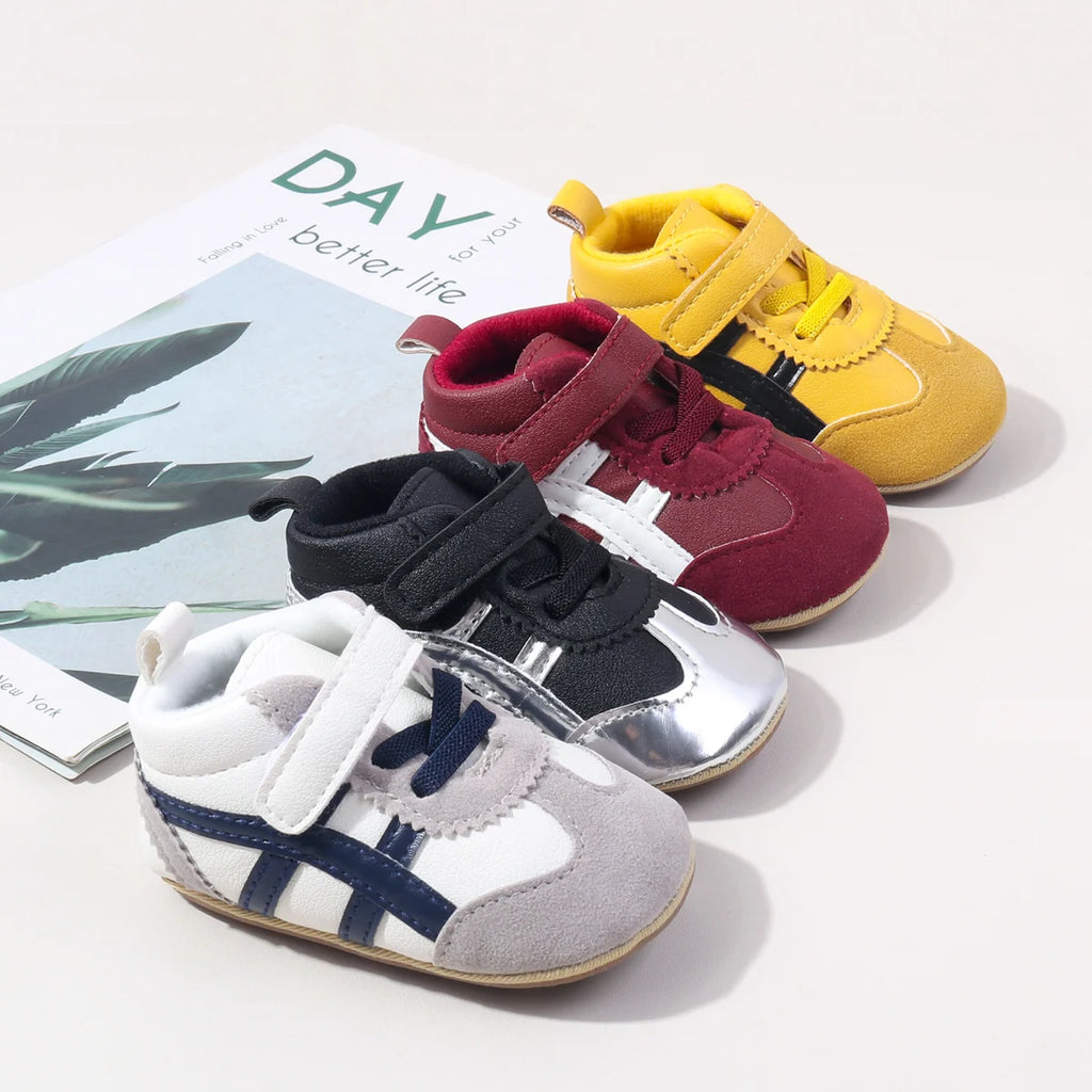 ISA | Spring and Autumn Baby Boys and Girls First Walking Shoes Toddler Shoes for 0-18M Fashion Design Casual Shoes