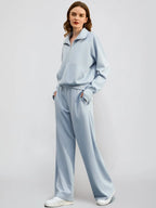 Elcevi | Leisure Duo Set with Half Zip