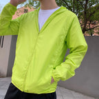 Gio | Casual Windbreaker for Men  Sun Protective Jacket.
