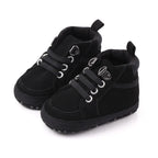 ISA | Baby Casual Shoes Ankle-covering Little Boots for 0-1 Year Toddler Boys Outdoor Prewalking.