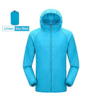 Hiking Jacket For Men and Women Waterproof Quick-Drying Windbreaker Anti UV