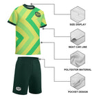 Australia National Team Soccer Shirt with Shorts Set for Kids World Cup