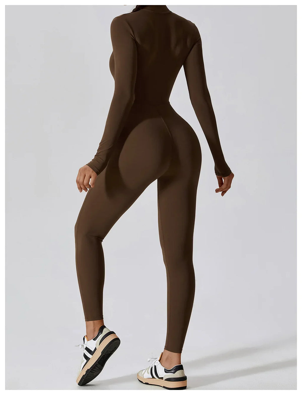 Claire - Long-Sleeve Sporty Jumpsuit