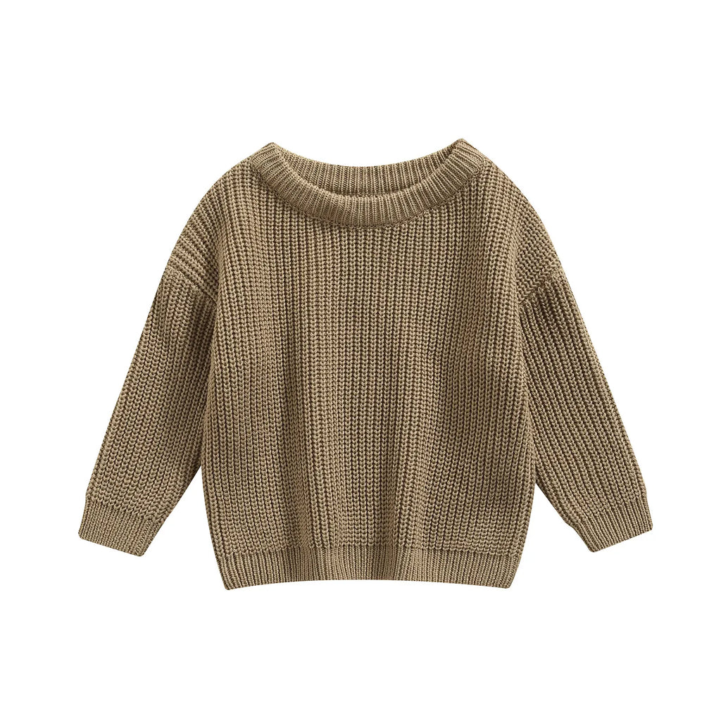 Charlie | 0-9M Autumn New Baby Boys Girls Clothing Baby Sweater Toddler Knitted Sweater Newborn Knitted Cotton Baby Sweater Tops with Long Sleeves