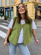 Léona Verde | Teddy Bodywarmer